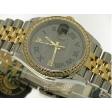 Rolex Datejust 36mm ref. 126283RBR-0021 Jubilee acciaio oro giallo 18kt Wimbledon nuovo